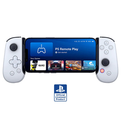 BACKBONE One Mobile Gaming Controller for iPhone (Lightning) - PlayStation Edition - 2nd Gen - Turn Your iPhone into a Gaming Console - Play Xbox, PlayStation & More (3 Months Apple Arcade Included)